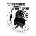 (2 Pack) Raven Whisperer Magnets - Gothic Raven Art Magnets - Raven Home Decor Magnets - 5" On Longest Side - for Cars, Refrigerators, Toolboxes, Lockers - Made in USA MAG3615