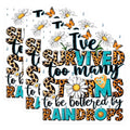 (3 Pack) I've Survived Decals - Storm Survivor - Inspirational Decal - 3 Inches On Longest Side - Easy Peel & Apply - Made in USA - 3MCS7684