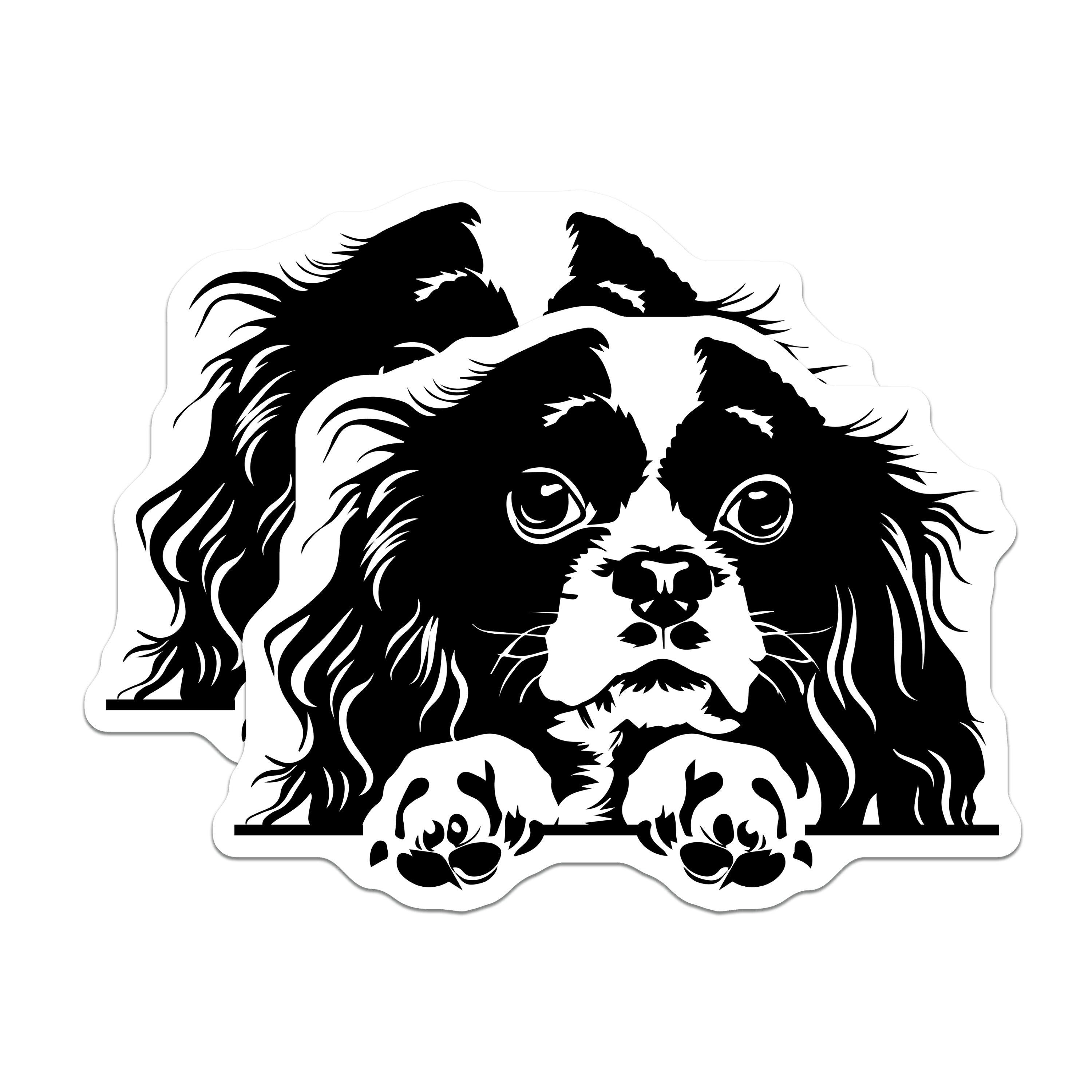 (2 Pack) Cavalier King Charles Spaniel Magnets - Dog Mom Refrigerator Decor - Pet Owner Kitchen Accessory - 5 Inches On Longest Side - Thick Durable Magnet - Made in USA - MAG37823