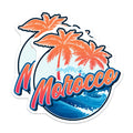 (2 Pack) Morocco Magnets - Travel Souvenir Magnet - Fridge Magnets - 5" On Longest Side - Premium Magnet - for Cars, Refrigerators, Toolboxes, Lockers - Made in USA - MAG18339