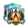 (2 Pack) Queen Camper Magnets - Camping Lovers - Outdoor Adventure - Summer Camp - Hiking Enthusiasts - 5" On Longest Side - for Cars, Fridges, Toolboxes - Made in USA - MAG6796