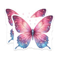 (2 Pack) Galaxy Butterfly Magnets - Celestial Dreamy Aesthetic Decor - Pink Blue Purple Whimsical Art - 5 Inches On Longest Side - Thick Durable Magnet - Made in USA - MAG39351
