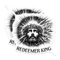 (2 Pack) Jesus Christ Magnets - Redeemer King Religious Art - Crown of Thorns Christian Decor - Spiritual Faith Display - 5 Inches On Longest Side - Thick Durable Magnet - Made in USA - MAG24198