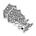 (2 Pack) Ontario Canada Magnets - Home Decor - Souvenir Ontario - Canadian Province - 5" On Longest Side - Premium Magnet - for Cars, Refrigerators, Toolboxes, Lockers - Made in USA - MAG17247