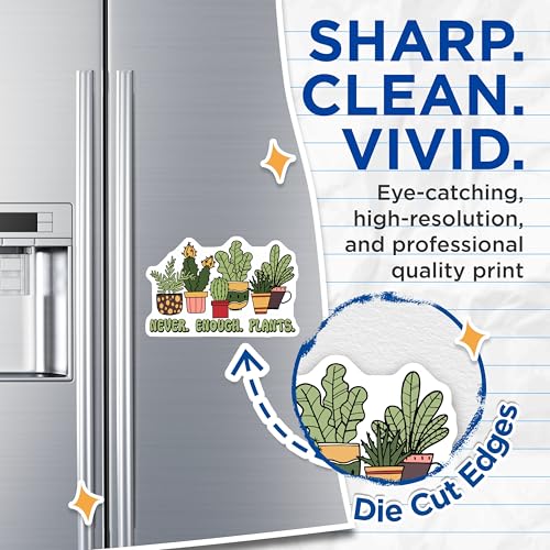 (2 Pack) Plant Lover Magnets - Houseplant Obsessed - Never Enough Plants Decor - 5" On Longest Side - Premium Magnet - for Cars, Refrigerators, Toolboxes, Lockers - Made in USA - MAG18562