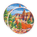 (2 Pack) Bryce Canyon National Park Bumper Magnet - US National Park - Choose from 63 Parks - 5" On Longest Side - Decal for Car Bumper, Laptop, Water Bottle, Wall, and Window - MAG1624