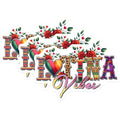 (3 Pack) Latina Vibes Decals - Hispanic Culture Sticker - Laptop Decal - 3 Inches On Longest Side - Easy Peel & Apply - Made in USA - 3MCS6985