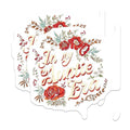 (2 Pack) Floral Auntie Stickers - Family Quotes Stickers - Cute Floral Designs - 5" On Longest Side - Sticks to Any Smooth Flat Surface - Made in USA - BMCS3507