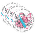(3 Pack) Infant Loss Decals - Pregnancy Loss - Remembrance Decal - 3 Inches On Longest Side - Easy Peel & Apply - Made in USA - 3MCS4845