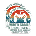 (2 Pack) Video Game Stickers - Gamer Humor Stickers - Fun Gaming Decal Stickers for Laptops and Water Bottles - 5" On Longest Side - Sticks to Smooth Flat Surfaces - Made in USA - BMCS5081