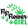 (3 Pack) Flower Girl Decals - Cannabis Weed Decal - Laptop Decals - 3 Inches On Longest Side - Easy Peel & Apply - Made in USA - 3MCS7535