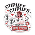 (2 Pack) Cupid's Brewing Co Stickers - Love Potions Stickers - Valentine's Day Stickers - 5" On Longest Side - Sticks to Any Smooth Flat Surface - Made in USA - BMCS3409