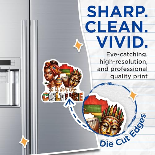 (2 Pack) Do It for The Culture Magnets - 5" On Longest Side - for Cars, Fridges, Toolboxes - Made in USA - MAG7860
