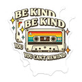 (2 Pack) Be Kind You Cant Rewind Magnets - Old School Cassette Player - Kindness Motivation Refrigerator Art - 5 Inches On Longest Side - Thick Durable Magnet - Made in USA - MAG22776