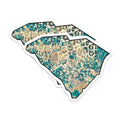 (2 Pack) South Carolina Map Magnets - State Pride Decor - Palmetto State Fridge Magnets - 5" On Longest Side - Premium Magnet - for Cars, Refrigerators, Toolboxes, Lockers - Made in USA - MAG18101