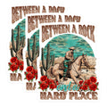 (3 Pack) Cowboy Horse Decals - Western Riding - Between Rock Hard Place - 3 Inches On Longest Side - Easy Peel & Apply - Made in USA - 3MCS2540