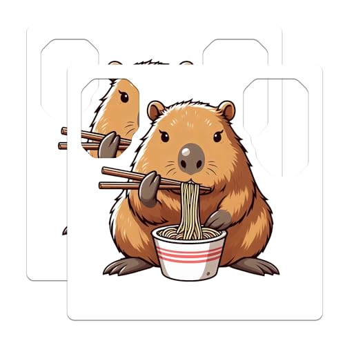 (2 Pack) Cute Animal Magnet - Fun Kitchen Decor - 5" On Longest Side - Sticks to Smooth Flat Surfaces - Made in USA - MAG9913