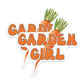 (2 Pack) Garden Girl Magnets - Carrot Lover Present - Gardener Accessory - 5" On Longest Side - Premium Magnet - for Cars, Refrigerators, Toolboxes, Lockers - Made in USA - MAG18179