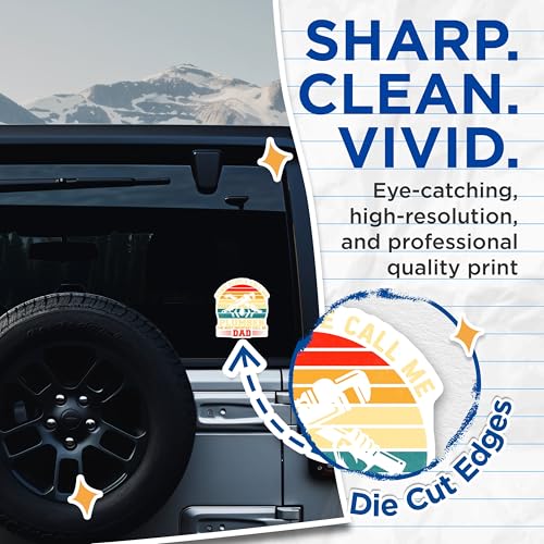 (2 Pack) Plumber Stickers - Some People Call Me Plumber - The Most Important Call Me Dad Sticker - 5" On Longest Side - Sticks to Smooth Flat Surfaces - Made in USA - BMCS6240