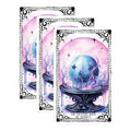 (3 Pack) Crystal Ball Decals - Fortune Teller Decor - Magic Stickers - 3 Inches On Longest Side - Easy Peel & Apply - Made in USA - 3MCS2366