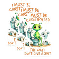 (3 Pack) Funny Alien Decals - Constipated Alien - Toilet Humor Decals - 3 Inches On Longest Side - Easy Peel & Apply - Made in USA - 3MCS8442
