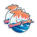(2 Pack) Brevard County Magnets - Beach Palm Tree Design - Florida Travel Souvenir - 5" On Longest Side - Premium Magnet - for Cars, Refrigerators, Toolboxes, Lockers - Made in USA - MAG18334