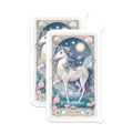 (2 Pack) Unicorn Magnets - Fantasy Art Decor - Mythical Creature Aesthetic - Celestial Ocean Design - 5 Inches On Longest Side - Thick Durable Magnet - Made in USA - MAG22894