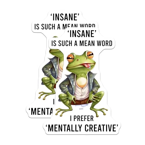 (2 Pack) Funny Frog Magnets - 5" On Longest Side - for Cars, Fridges, Toolboxes - Made in USA - MAG7734