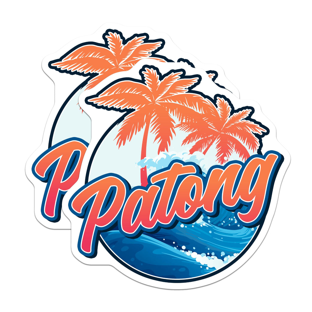 (2 Pack) Patong Thailand Magnets - Beach Vacation Souvenir - Travel Fridge Magnets - 5" On Longest Side - Premium Magnet - for Cars, Refrigerators, Toolboxes, Lockers - Made in USA - MAG18261