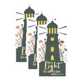 (3 Pack) Lighthouse Decals - Be A Light Decal - Christian Verse Decal - 3 Inches On Longest Side - Easy Peel & Apply - Made in USA - 3MCS2933