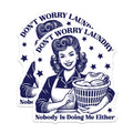 (2 Pack) Laundry Humor Magnets - Retro Housewife - Funny Chore Magnet - 5" On Longest Side - Premium Magnet - for Cars, Refrigerators, Toolboxes, Lockers - Made in USA - MAG14973