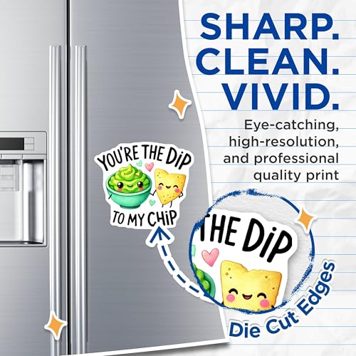 (2 Pack) Funny Food Magnets - Cute Snack Magnets - Kawaii Fridge Magnets - 5" On Longest Side - for Cars, Refrigerators, Toolboxes, Lockers - Made in USA BMCS3441