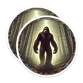 (2 Pack) Bigfoot Sasquatch Magnets - Cryptid Forest Decor - Mysterious Folklore Creature Refrigerator - 5 Inches On Longest Side - Thick Durable Magnet - Made in USA - MAG28346