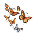 (2 Pack) Monarch Butterfly Magnets - Fridge Decor - Pretty Insect Art - 5" On Longest Side - Premium Magnet - for Cars, Refrigerators, Toolboxes, Lockers - Made in USA - MAG15864