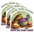 (3 Pack) Frog Cooking Decals - Inspirational Quote Sticker - Funny Kitchen Decals - 3 Inches On Longest Side - Easy Peel & Apply - Made in USA - 3MCS4714