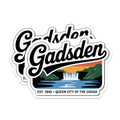 (2 Pack) Gadsden Alabama Magnets - Queen City of The Coosa - Travel Souvenir Magnet - 5" On Longest Side - Premium Magnet - for Cars, Refrigerators, Toolboxes, Lockers - Made in USA - MAG17989