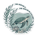 (2 Pack) Sea Turtle Magnets - Ocean Lover Decor - Nautical Refrigerator Magnets - 5" On Longest Side - Premium Magnet - for Cars, Refrigerators, Toolboxes, Lockers - Made in USA - MAG17833