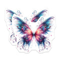 (2 Pack) Magical Butterfly Magnets - Celestial Insect Decor - Fairycore Whimsical Art - 5 Inches On Longest Side - Thick Durable Magnet - Made in USA - MAG38036
