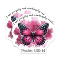 (2 Pack) Psalm 139:14 Magnet - Inspirational Decor - Motivational Quote - 5" On Longest Side - Sticks to Smooth Flat Surfaces - Made in USA - MAG9734
