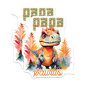 (2 Pack) Papasaurus Magnets - Dinosaur Magnets - Cute Dino Magnets for Dad - 5" On Longest Side - for Cars, Fridges, Toolboxes - Made in USA - MAG4205