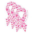 (3 Pack) Heart Ribbon Decals - Faith Hope Love - Laptop Decal - 3 Inches On Longest Side - Easy Peel & Apply - Made in USA - 3MCS1320