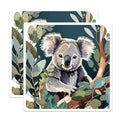 (2 Pack) Koala Bear Magnets Magnets - Cute Koala Animal Decor - 5" On Longest Side - Made in USA - Sticks to Refrigerators & Metal Surfaces - MAG8690