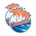 (2 Pack) Deauville France Magnets - French City - Beach Travel Souvenir - 5" On Longest Side - Premium Magnet - for Cars, Refrigerators, Toolboxes, Lockers - Made in USA - MAG18785