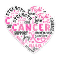 (2 Packs) Breast Cancer Support Magnets - Breast Cancer Awareness Magnets - 5 Inches On Longest Side - Premium Magnet - for Fridges, Toolboxes, Cars - Made in USA - MAG2446