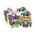 (2 Pack) Mardi Gras Nutcracker Magnets - Fat Tuesday Festival Decor - New Orleans Party Supplies - Carnival Celebration - 5 Inches On Longest Side - Thick Durable Magnet - Made in USA - MAG28844
