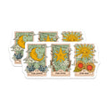 (2 Pack) Celestial Tarot Card Magnets - Moon Star Sun Decor - Witchy Spiritual Fridge Art - Bohemian Metaphysical Design - 5 Inches On Longest Side - Thick Durable Magnet - Made in USA - MAG36801