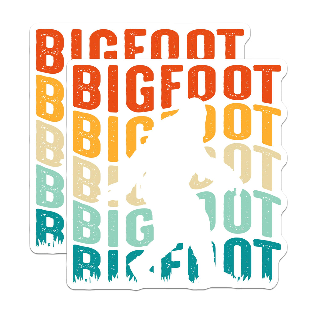 (2 Pack) Bigfoot Magnets - Sasquatch Fridge Magnets - Cryptozoology Home Decor - 5" On Longest Side - Premium Magnet - for Cars, Refrigerators, Toolboxes, Lockers - Made in USA - MAG18673