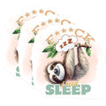 (3 Pack) Sloth Decals - Sleepy Sloth - I Need Sleep Decal- 3 Inches On Longest Side - Easy Peel & Apply - Made in USA - 3MCS5751