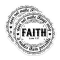 (2 Pack) Faith Magnets - Religious Verse - Inspirational Quote Decor - 5" On Longest Side - Premium Magnet - for Cars, Refrigerators, Toolboxes, Lockers - Made in USA - MAG14665