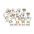 (2 Pack) Christian Goose Magnets - Easter Fridge Decor - Silly Quote Reminder - 5 Inches On Longest Side - Thick Durable Magnet - Made in USA - MAG36559